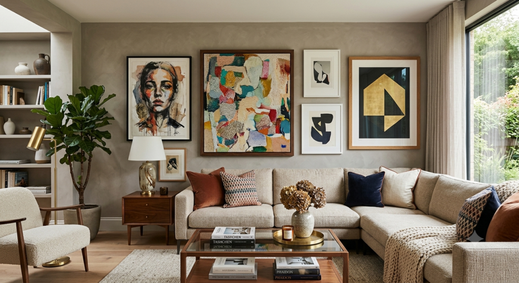 Stylish modern home interior showcasing professional home improvement ideas on a budget